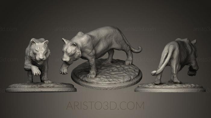 Animal figurines (STKJ_0359) 3D model for CNC machine